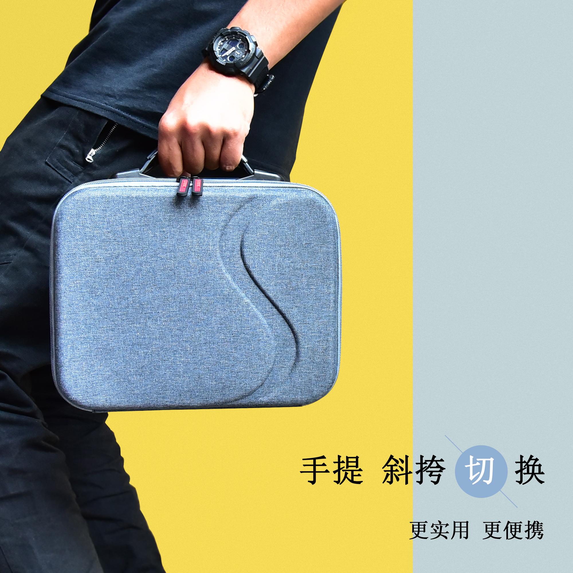 Suitable for DJI Dajiang Yu Mini2 SE mini waterproof box backpack single shoulder messenger storage bag Air2S suitcase