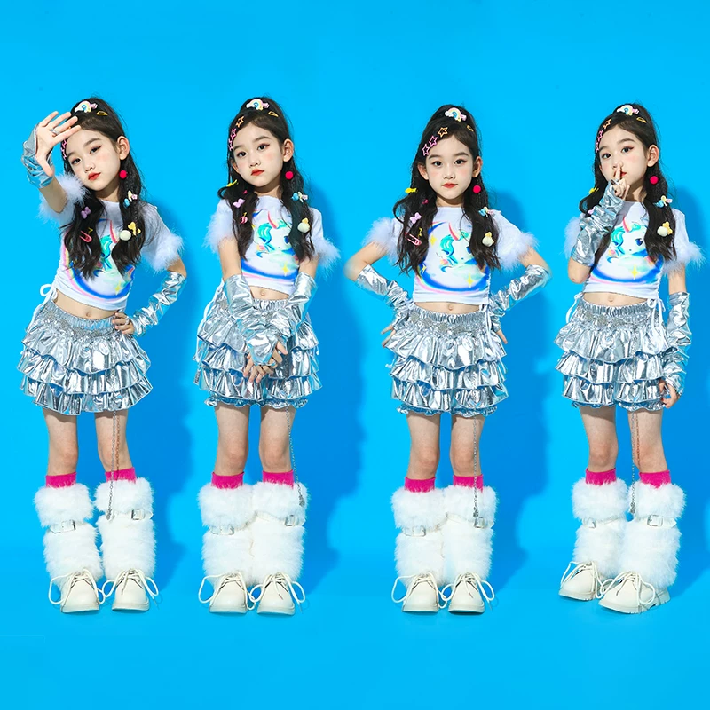 Праздничный женский сценический костюм K-pop группы, женская одежда, комплект, платье для горячей девушки, для чирлидинга