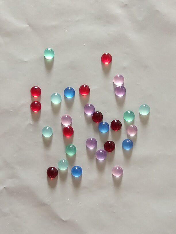 New resin imitation cat eye light-sensing round ring face antique DIY step-shaking hairpin inlaid material DIY jewelry accessories