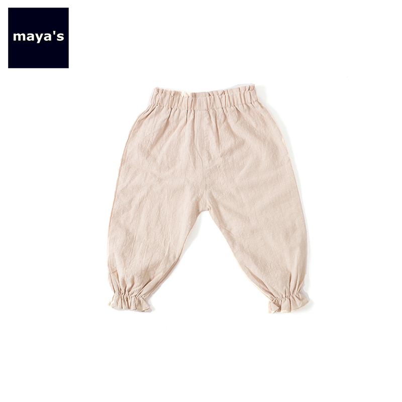 Maya childrens mặc quần mùa hè sportspants mới quần quần chống muỗi đốt quần nam và nữ chùng KU0006.