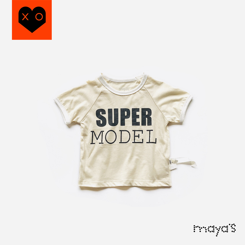 Maya trai Set 2020 Summer Outfit mới ngắn tay Dshirty bông thời trang Ba-Piece SET0019.