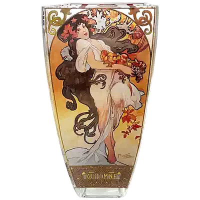 Germany gabao Goebel imported glass vase European ornaments living room flower arrangement flower arrangement decoration creative gift