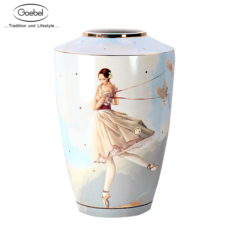 German High Treasure Goebel Imports Ceramic Vase Artwork Living Room Handmade Pendulum Pieces of art Gifts