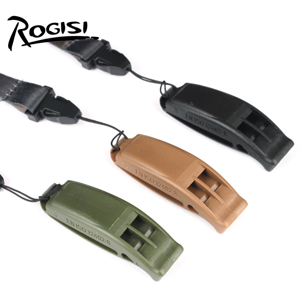 ROGISI Luger diving whistle Lifesaving Whistle assembly whistle UTX-Multi-resistant (with hanging rope) R-P-001
