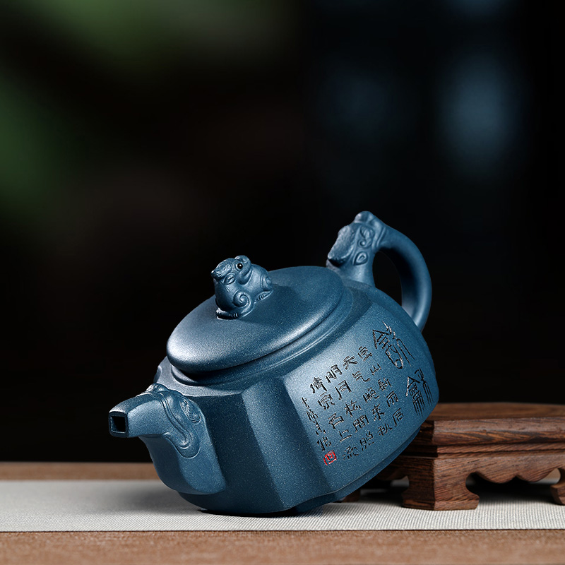 Mingyuan tea pot of yixing are it by ore pure manual household high - capacity kung fu teapot tea set