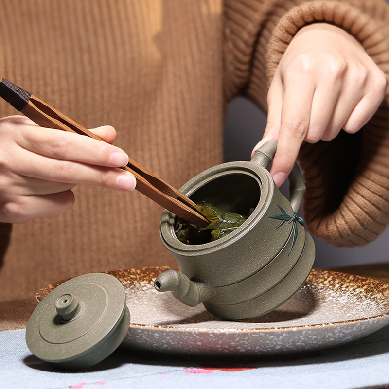 Mingyuan tea pot of yixing are it by pure manual undressed ore mud teapot tea authentic kung fu home