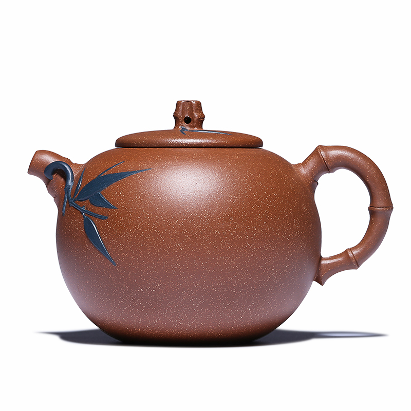 Mingyuan tea pot of yixing it pure manual undressed ore authentic down slope mud bamboo kung fu tea pot teapot tea set