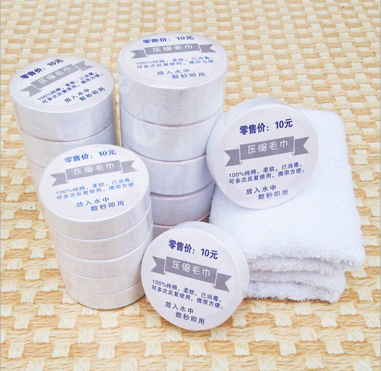 Outdoor Camping Camping Trip Travel Tours Travel Pure Cotton reusable Magical Compression Towels