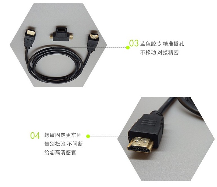 Hot sell 1 5m HDMI HDMI HDMI HDMI HDMI HDMI HDMI HDMI 3 in 1