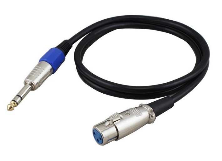 6 35 Go XLR Clennon turn 6 5 6 35 Large three-core Kannon mother TRS balanced audio line XLR Carnon line-Taobao