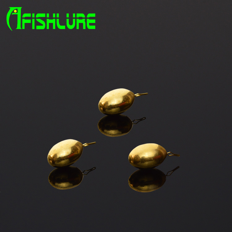 Luya copper sinker lead sinker lead sinker fall fishing copper sinker 1 8G 3 5G 5G 7G 10G fishing gear accessories