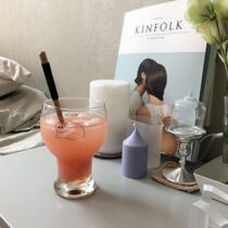 South Korea ondo same glass water Cup cute cat milk cup coffee cup sweet cup juice cup large capacity