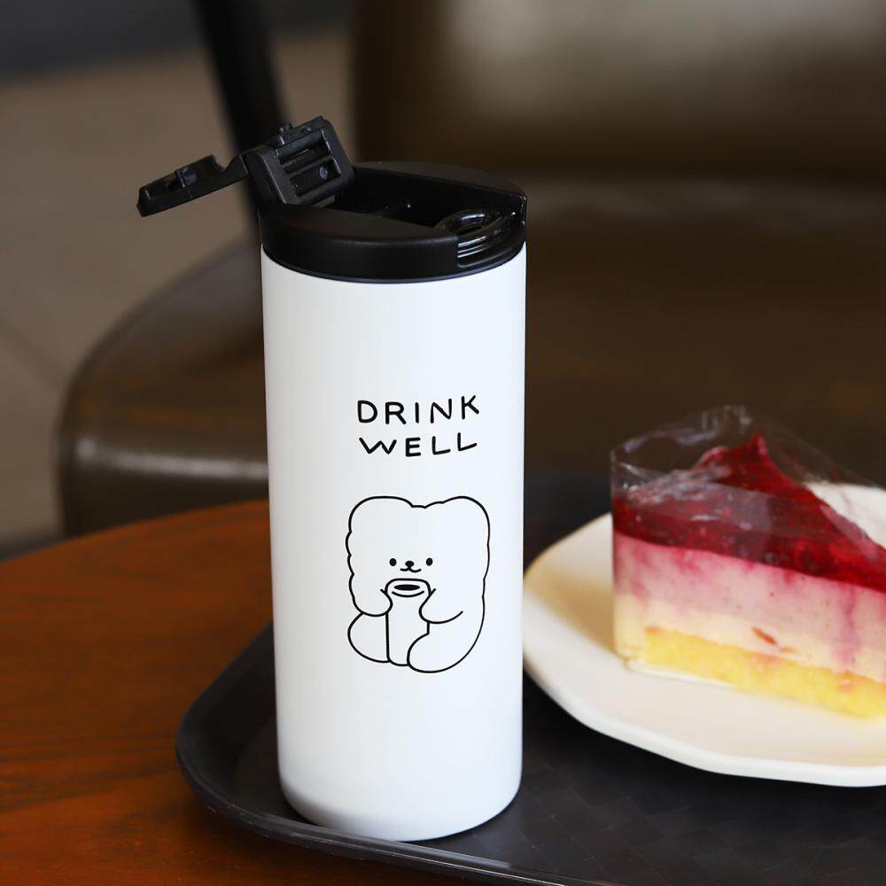 Endlessstars homemade ins insulation cup ladies hand-painted puppy Snoopy stainless steel insulation cup portable N