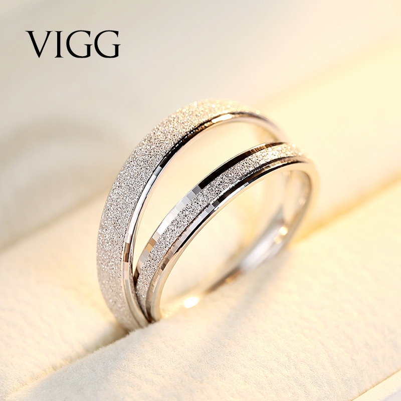 Bague mixte VIGG en Argenterie - Ref 3089413 Image 1