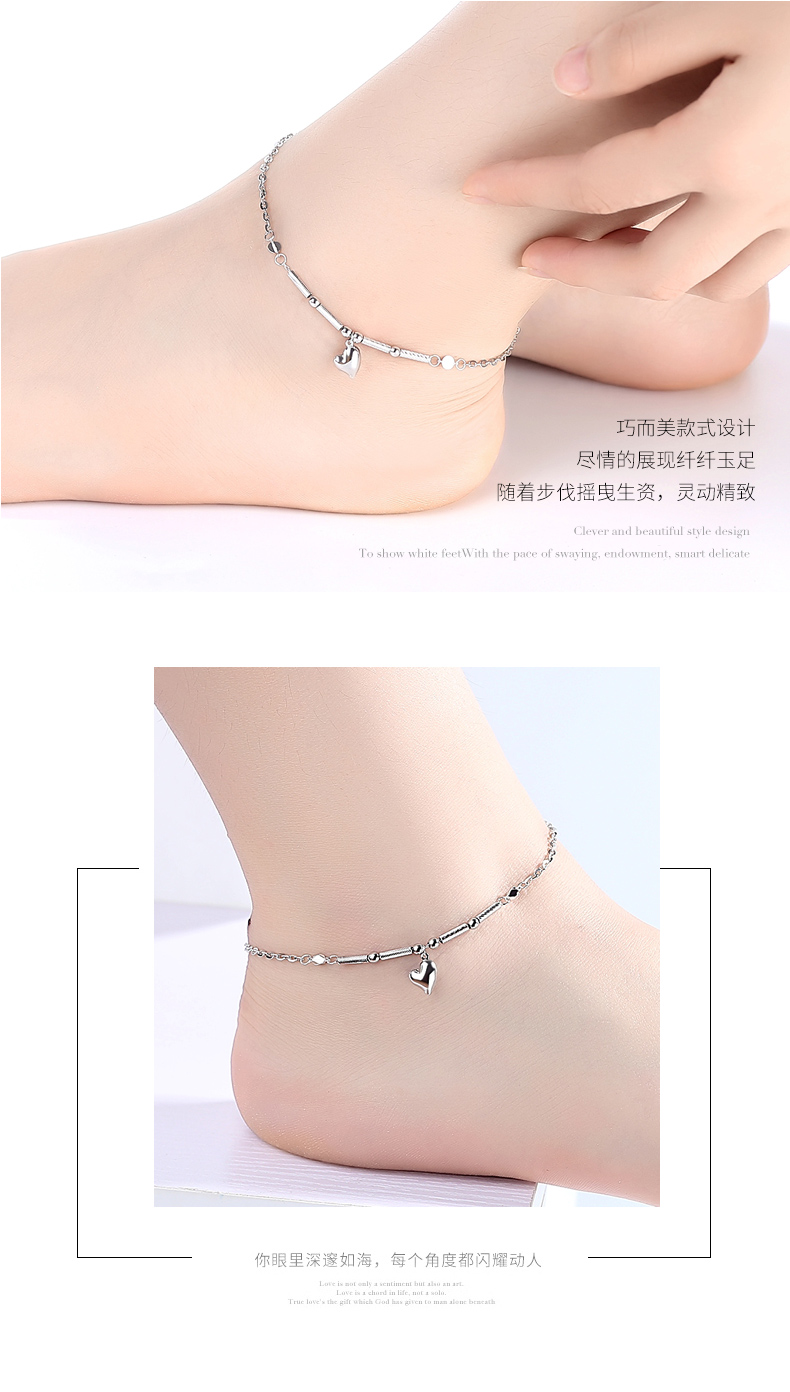 Chaine de cheville Femme VIGG en Argenterie - Ref 3103480 Image 13