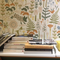 WONDERLAND Hoppmosse Swedish imported wallpaper Nordic pure wood pulp paper childrens room wallpaper