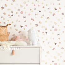 Dutch imported wallpaper Eijffinger Mini Me Dots Childrens room wallpaper Dream Dots