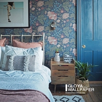 Spot Swedish imported wallpaper Nordic style retro living room bedroom wall paper high-end environmental protection wood pulp paper