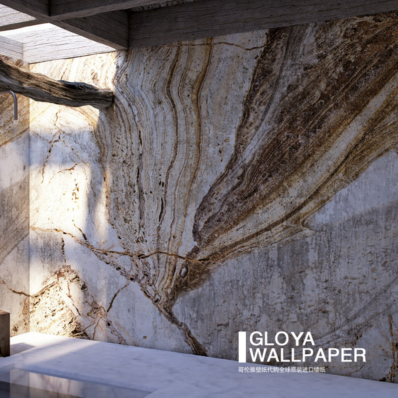 italian wallpaper custom mural marble texture GLAMORA KALAHARI MURAL 350x265cm