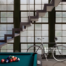 Italian Glass Window mural Italy Wall Deco Durch wallpaper 4 23 x 3 meters