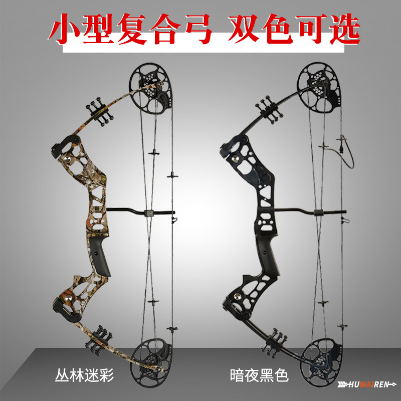 huwairen fire unicorn small compound bow professional bow and arrow shooting high-precision sports suit outdoor alloy bow