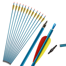 Outdoor person compound recoiling Bow Bow Arrow Arrow support can be changed Head anti-nailing aluminum arrow competition practice competitive Arrow