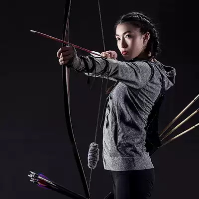 American-style one bow and arrow field archery shooting Chinese traditional bow sports professional Arrow Museum wooden bow competitive bow