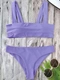 AliExpress mới bùng nổ phong cách vest rắn màu nhiều màu chia bikini gợi cảm nữ thời trang áo tắm bikini