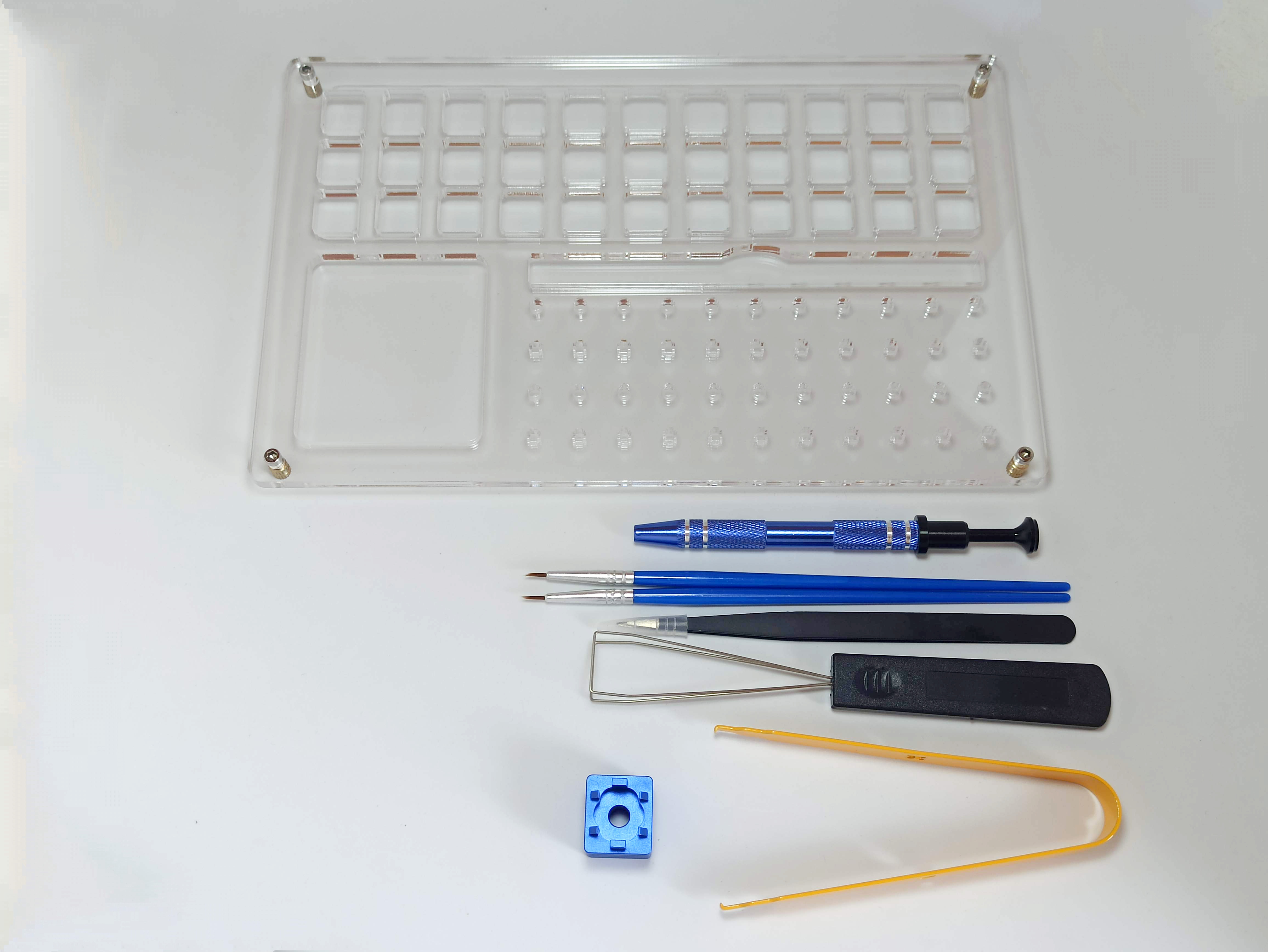 Mechanical keyboard Lubricating shaft plate 33-hole shaft lubricating plate transparent lubricating shaft 33-hole multi-functional shaft lubricating plate set