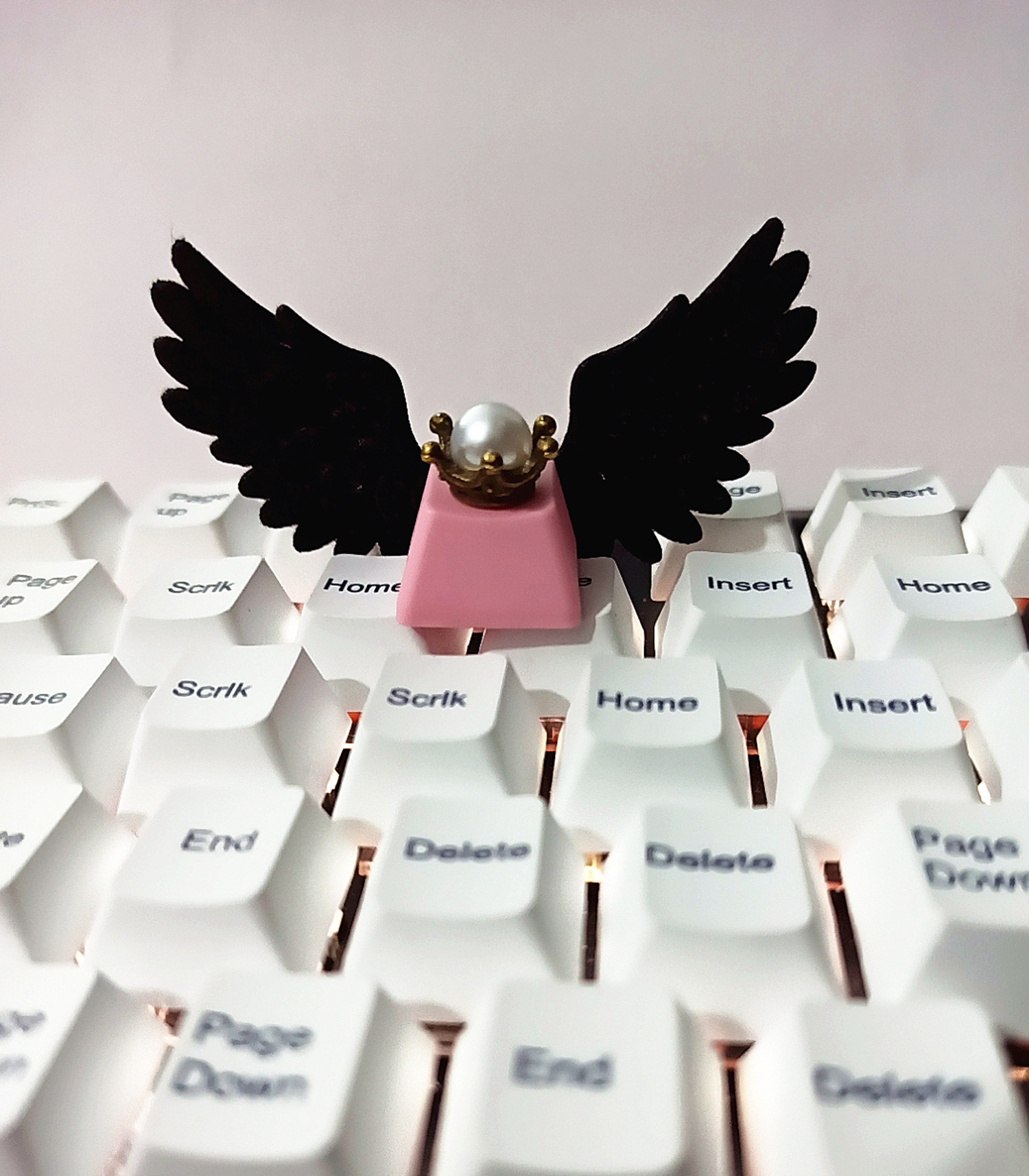 DIY Personalized Keycap Cross Axis Angel Wings