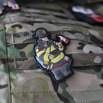 German TacOpsGear SOF-New York Fire Department Firefighters Luminous Character Chapter Morale Chapter Velcro