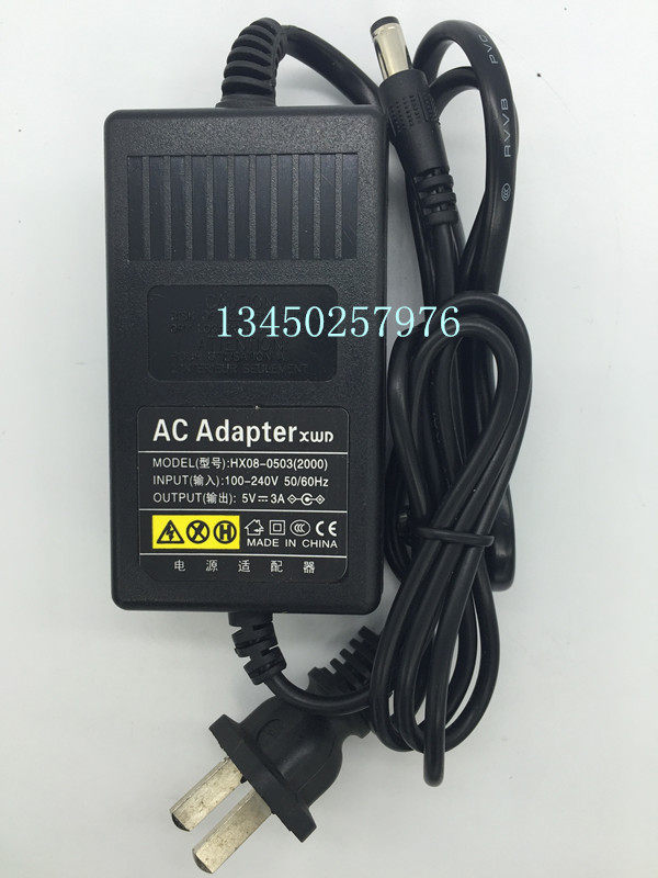 5V3A power supply connector LED power supply Home small electrical appliances Transformers 5V3000MA foot power