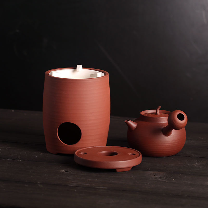 Chaozhou Olive Charcoal Red Clay Small Stove Cooking Tea Ware Charcoal Cooking Tea Stove Coarse Pottery Stove Handmade Carbon Ravens Burning Charcoal Stove Wind Stove