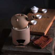 White mud Red Mud Kung Fu tea stove fire carbon stove tea coarse pottery teapot Ceramic kettle stove Tea set Household Chaozhou