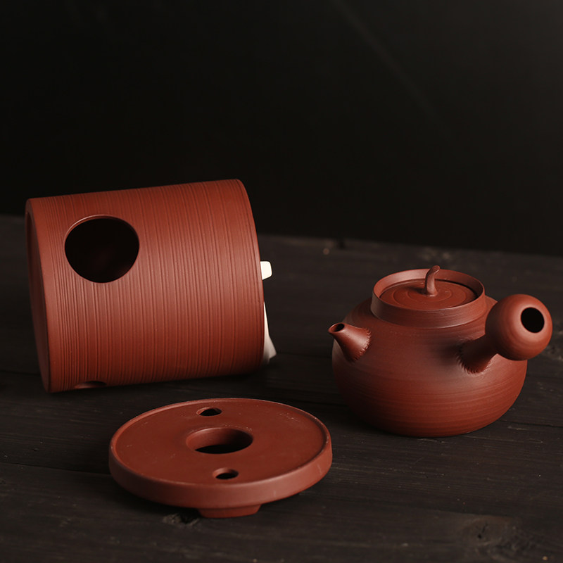 Chaozhou Handmade Tea Brewing Stove Cooking Tea Machine Retro Wind Stove Small Fire Stove Red Peat Charcoal Stove Burning Water Stove Sand and Kettle Outdoor Kung Fu