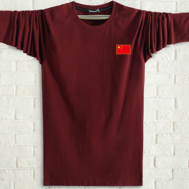 Đồng phục quân đội dày cotton Trung Quốc cờ người hâm mộ quân đội dài tay bên trong quần áo lực lượng đặc biệt ấm áo thun ngoài trời cửa hàng bán áo thun nam cao cấp
