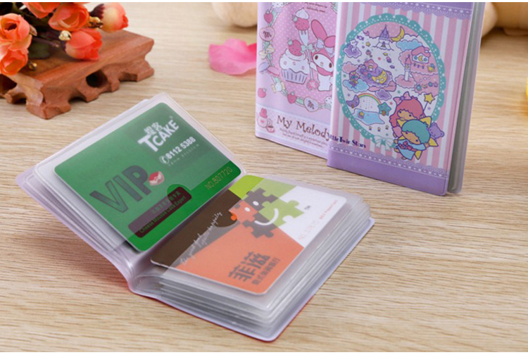 Gói thẻ chính hãng helloKitty siêu mỏng 16 thẻ hoạt hình dễ thương Ngân hàng thẻ ID chủ thẻ nữ ví đựng thẻ gucci