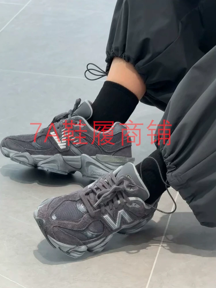 Классические ретро-ботинки 9060 Dad Shoes темно-с gray, черно-белые, бежевые, синие повседневные спортивные кроссовки мужские спортивные беговые кроссовки женские