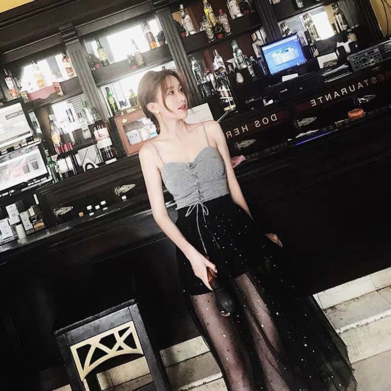 Sanya beach dress female summer Bali Thailand seaside holiday fairy suit super fairy two-piece slim dress