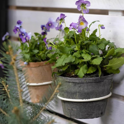 Flower plant support, ring hanging type, metal plant pot hook, pot ring, wall hook, hanging type flower pot stand, hanging frame