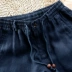 Trung quốc phong cách phần mỏng bông và vải lanh quần nam dây kéo Slim linen chín quần nam thanh niên chân thường linen chất liệu kích thước lớn