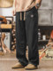 Jay Leno Lyocell Tencel Jeans Men's Autumn Thin Loose Straight Drape Trendy Men's Casual Pants