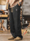 Jay Leno Lyocell Tencel Jeans Men's Autumn Thin Loose Straight Drape Trendy Men's Casual Pants