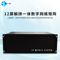 Network matrix host 12-channel digital decoding Haikang Dahua HD surveillance video on splicing screen control switching