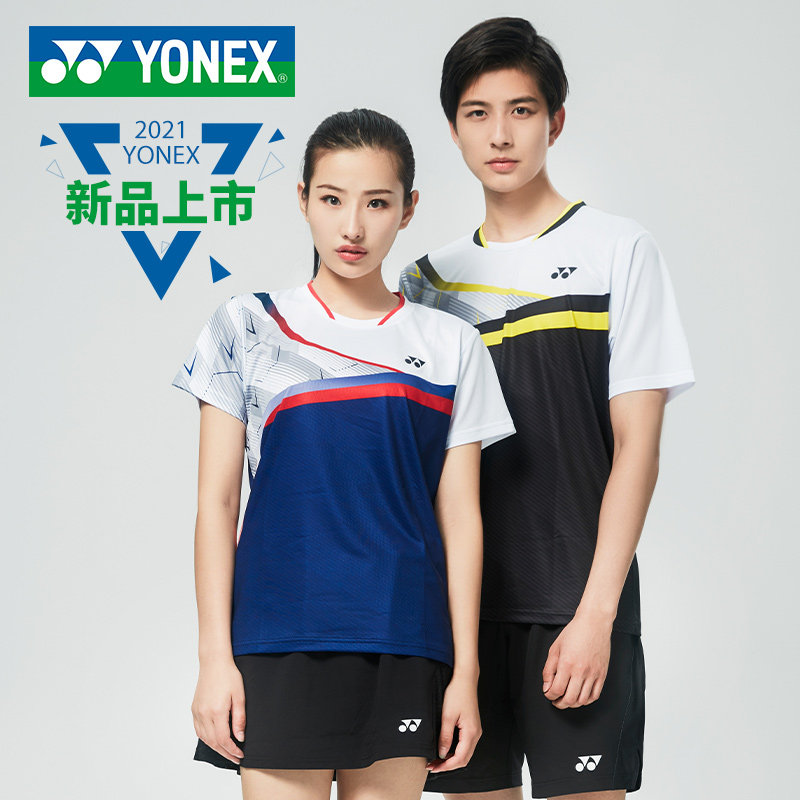 2021 new YONEX Yonex badminton suit men's and women's YY quick-drying sports short-sleeved T-shirt culture shirt