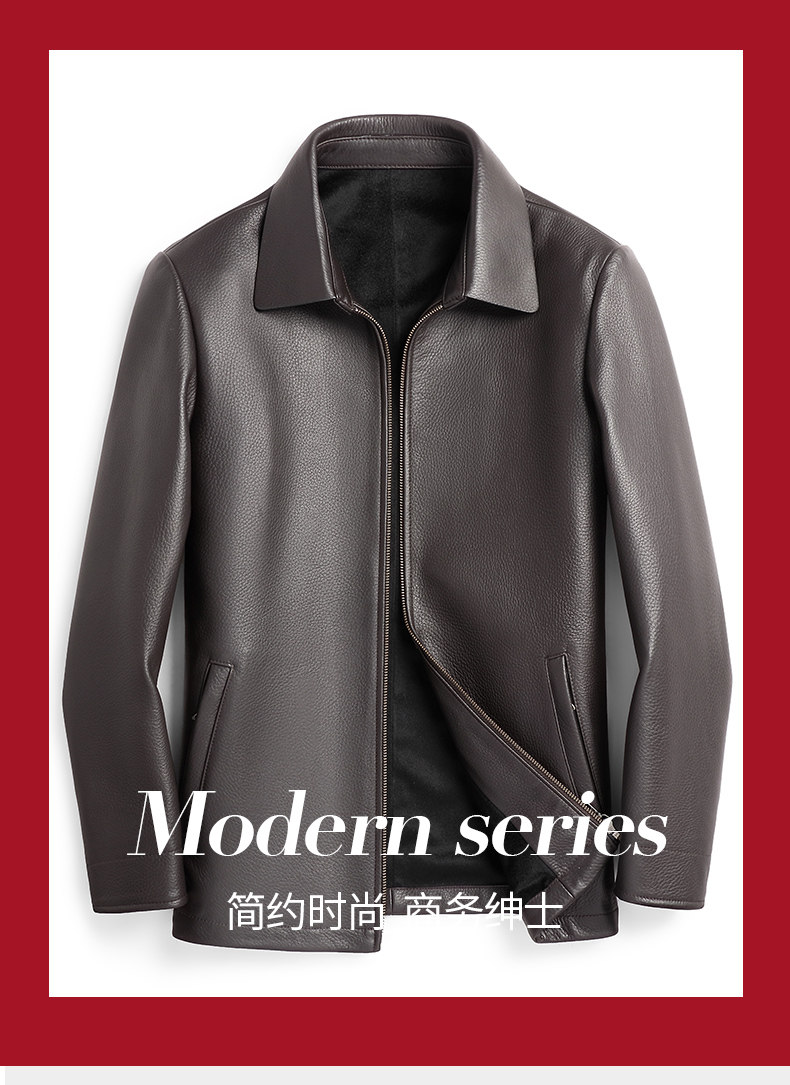 Муни/Муйи новая зеландия импорт оленья кожа кожаная одежда мужской натуральная кожа отворот куртка кашемир Легкая роскошь мужской пальто 