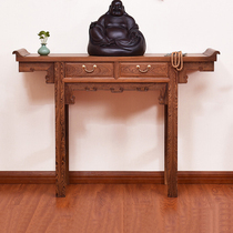 Chicken winged Wood for table Buddha home economy Buddhist niche for Taiwan incense case mahogany case new Chinese style