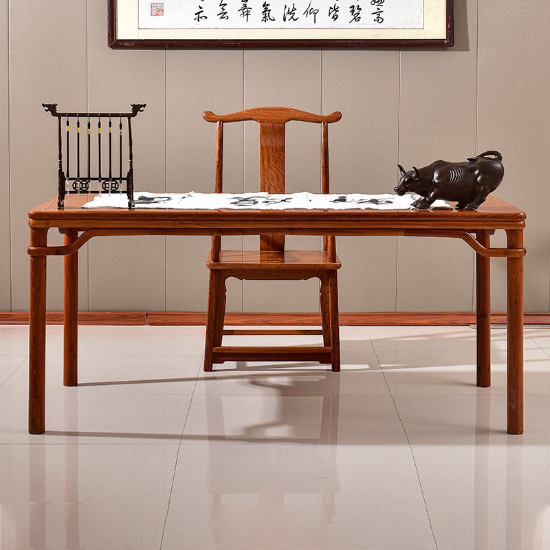 Mahogany furniture Burmese pear new Chinese calligraphy desk calligraphy desk desk desk desk painting case desk