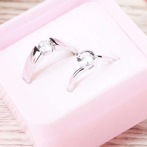 Регулируемое обручальное кольцо подходит для мужчин и женщин для влюбленных