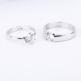 Регулируемое обручальное кольцо подходит для мужчин и женщин для влюбленных